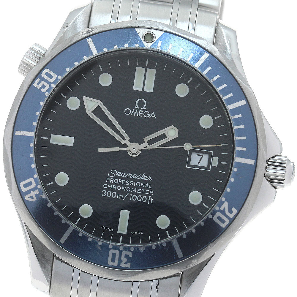 OMEGA Seamaster300 2531.80 Date Navy Dial Automatic Men's Watch_873251