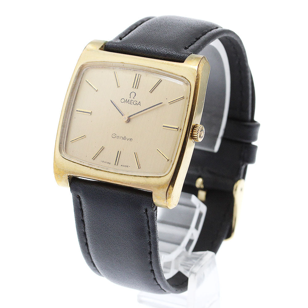 OMEGA Geneve 111.0109 Vintage square gold Dial Hand Winding Men's Watch_873255