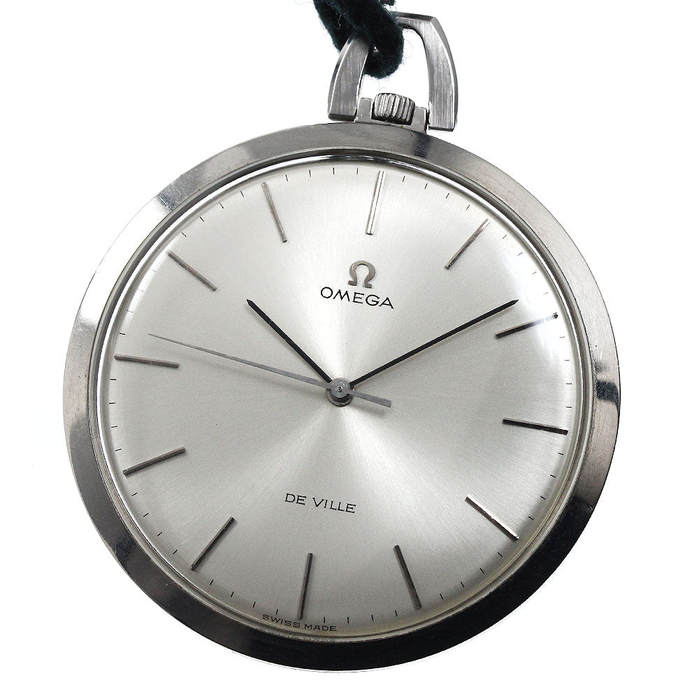 OMEGA De Ville 1714 Pocket watch cal.601 Silver Dial Hand Winding Men's Pocket watch_873256