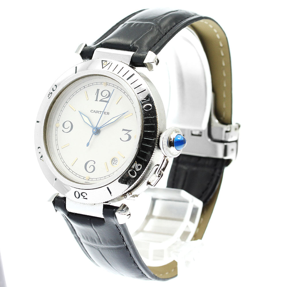 CARTIER Pasha 38mm W3100655 Date beige Dial Automatic Men's Watch_873267