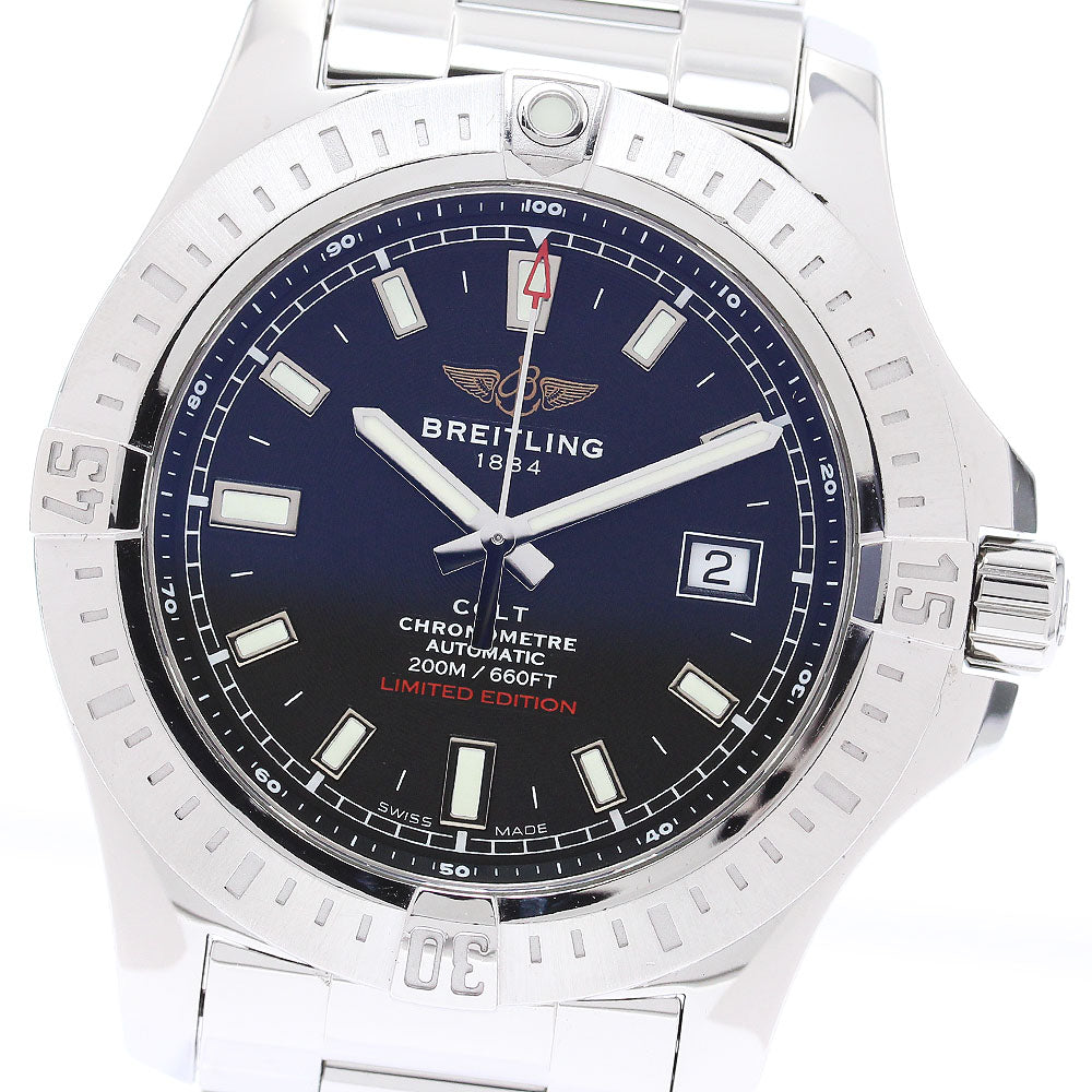 BREITLING Colt A17388 Date black Dial Automatic Men's Watch_873279