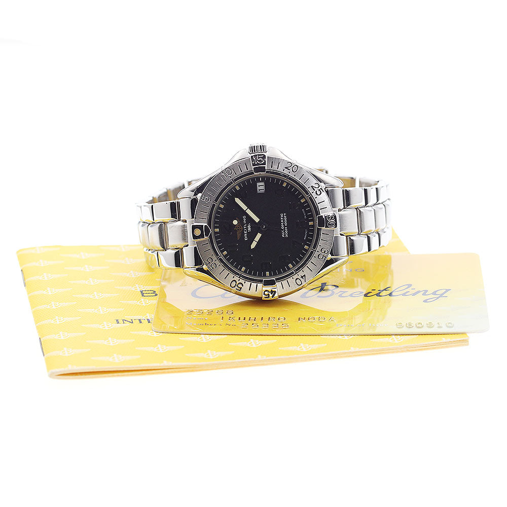 BREITLING Colt Ocean A17035 Date black Dial Automatic Men's Watch_873296