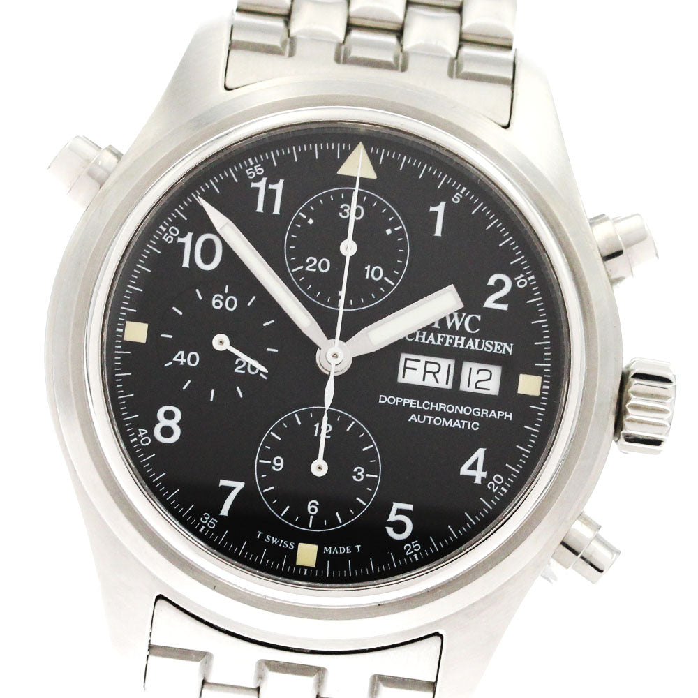 IWC SCHAFFHAUSEN doppel chronograph IW371319 Day date AT Men's Watch_873301