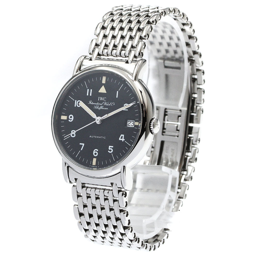 IWC SCHAFFHAUSEN Portofino IW351315 Date black Dial Automatic Boy's Watch_873302