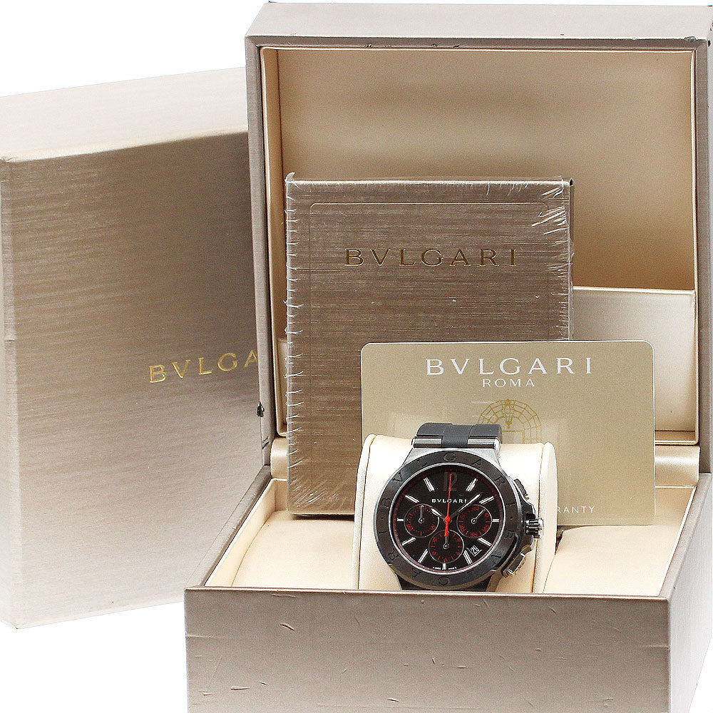 BVLGARI Diagono Ultra Nero DG42BSCCH Chronograph Automatic Men's Watch_873312