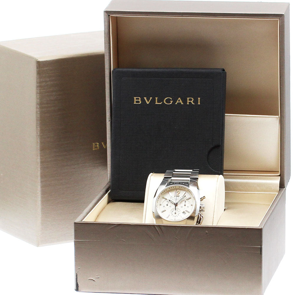 BVLGARI Elgon EG35SCH Chronograph Silver Dial Automatic Boy's Watch_873315
