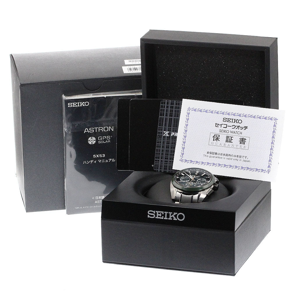 SEIKO Astron SBXC071/5X53-0BA0 Solar Powered Radio Men's Watch_873339