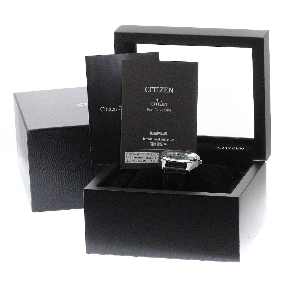 CITIZEN The citizen AQ4100-22W Limited to 300 pieces worldwide green Dial Solar Powered Men's Watch_873340