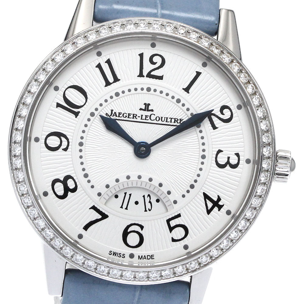 JAEGER-LECOULTRE rendezvous Q3478421 date diamond bezel Silver Dial Quartz Ladies Watch_873951