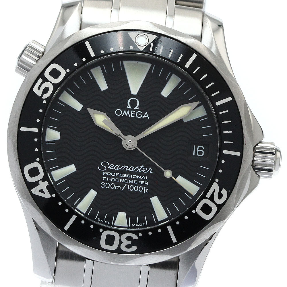 OMEGA Seamaster300 2252.50 Date Black Dial Automatic Boy's Watch_873994