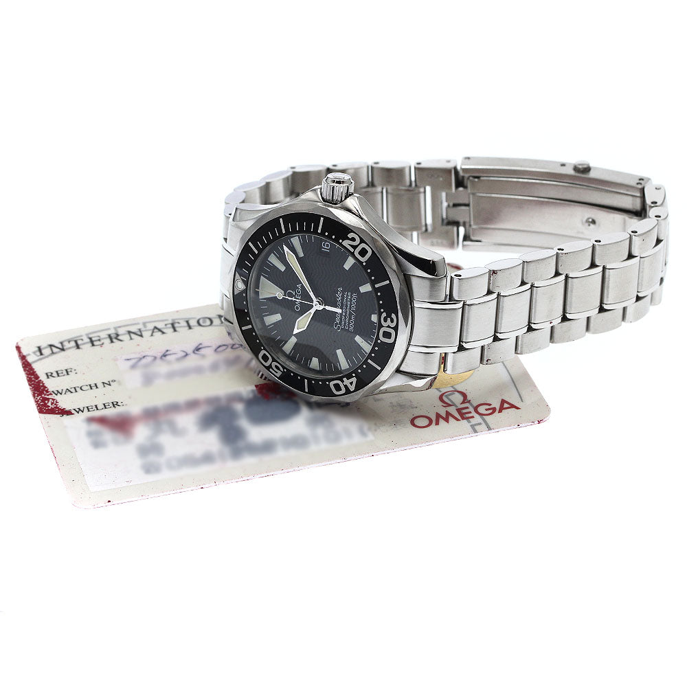 OMEGA Seamaster300 2252.50 Date Black Dial Automatic Boy's Watch_873994