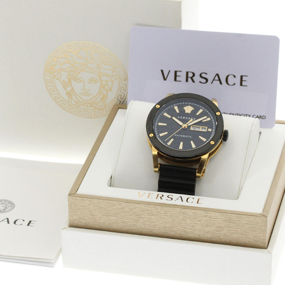 VERSACE VEDX00419 Day date black Dial Automatic Men's Watch_873995