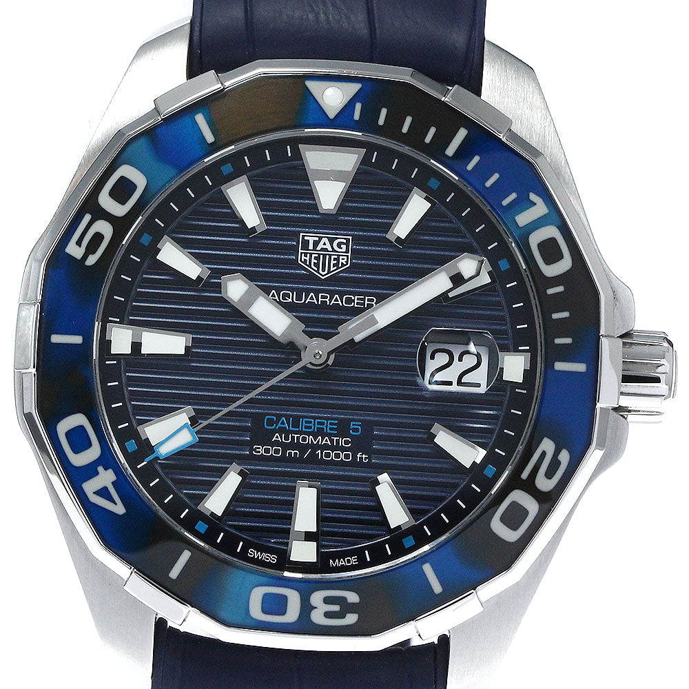 TAG HEUER Aqua racer WAY201P.FT6178 Caliber 5 blue Dial Automatic Men's Watch_874002