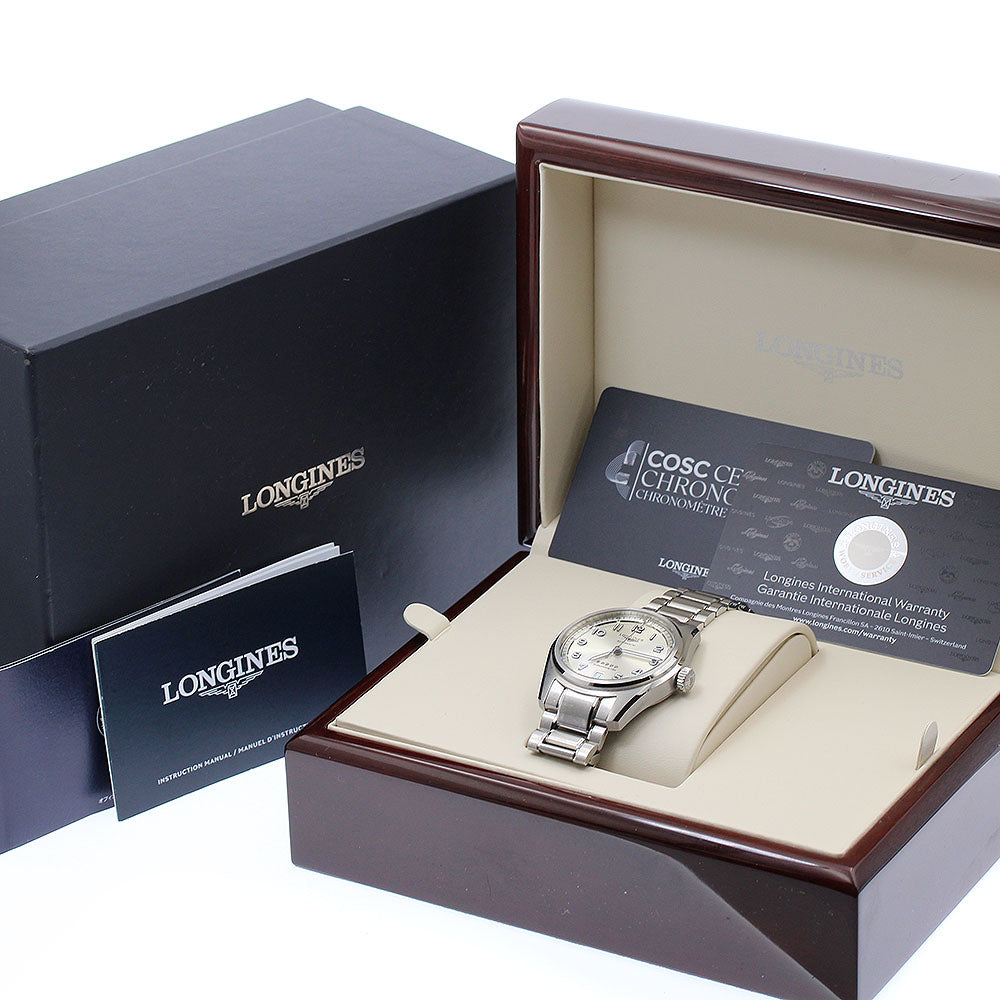 LONGINES Spirit L3.410.4 Date Silver Dial Automatic Men's Watch_874003