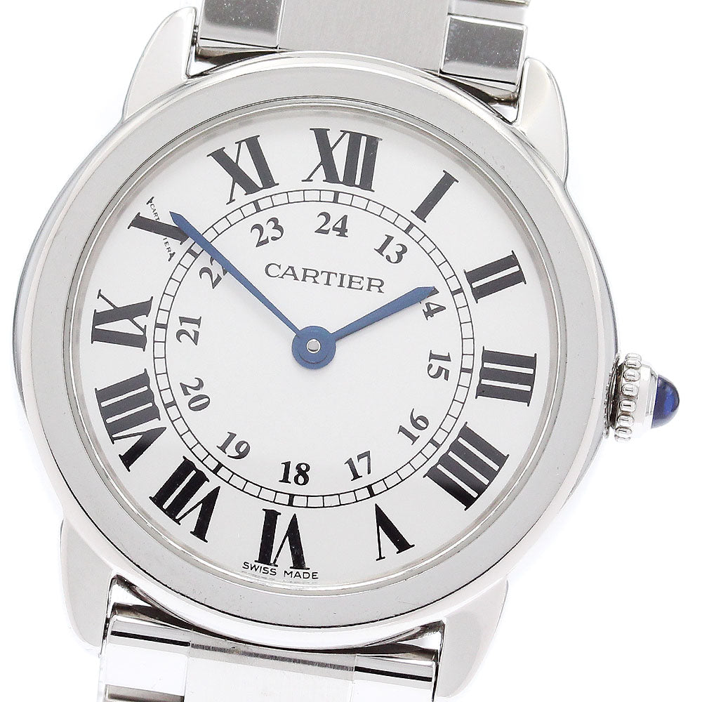 CARTIER Ronde SoloSM W6701004 Silver Dial Quartz Ladies Watch_874004