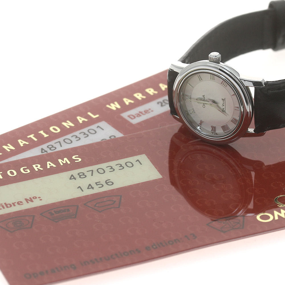 OMEGA De Ville 4870.33.01 Silver Dial Quartz Ladies Watch_874006