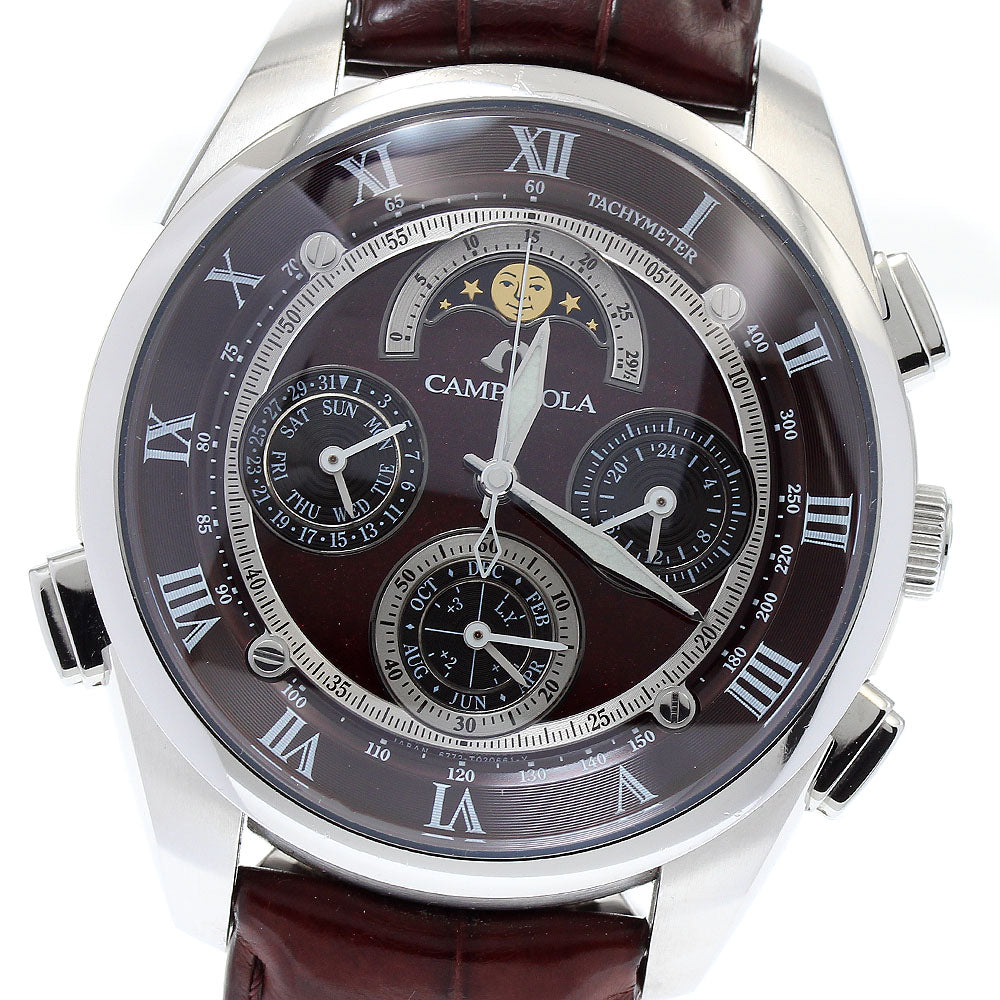 CITIZEN Campanola Deep Red Grand Complication CTR57-1001/6772-T007902 Bordeaux Dial Quartz Men's Watch_874023