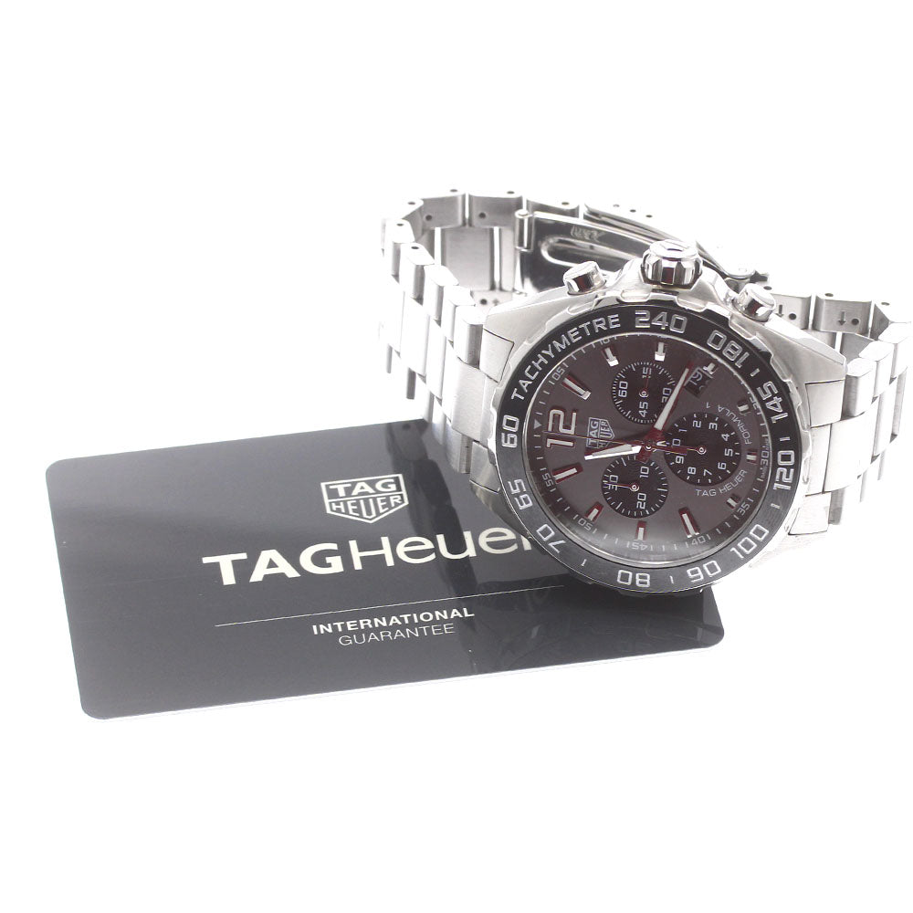 TAG HEUER Formula 1 CAZ1011/BAC845 Chronograph gray Dial Quartz Men's_874037