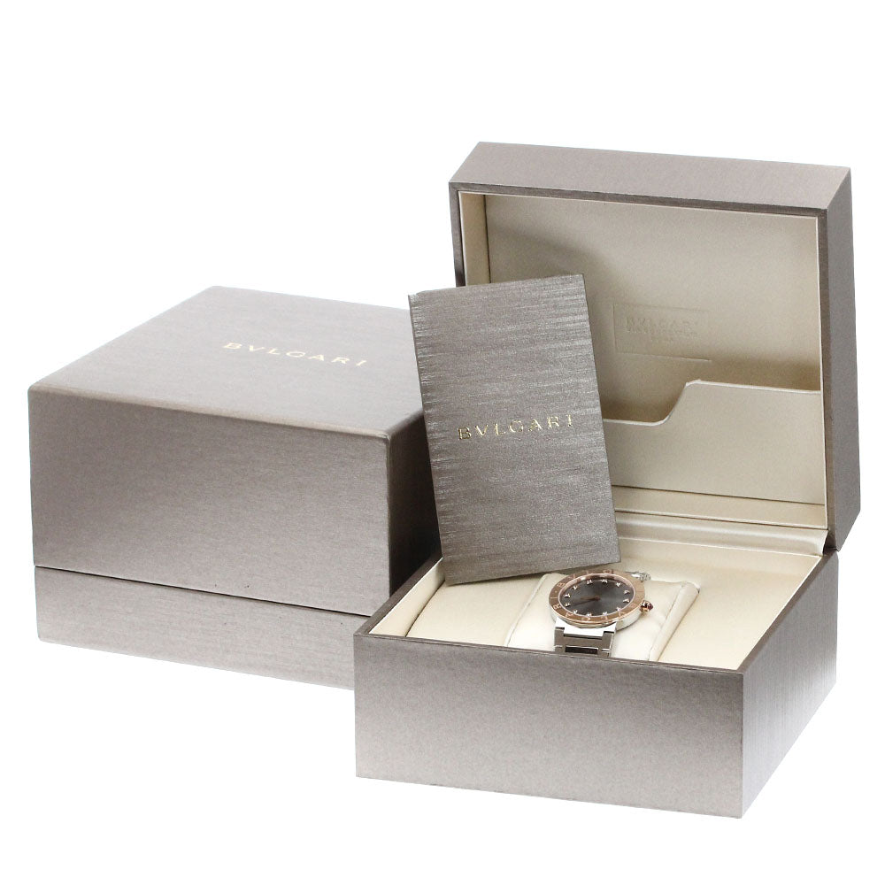 BVLGARI BVLGARIBVLGARI BBP33SG/103757 PG2 tone 12P diamond Quartz Ladies_874039