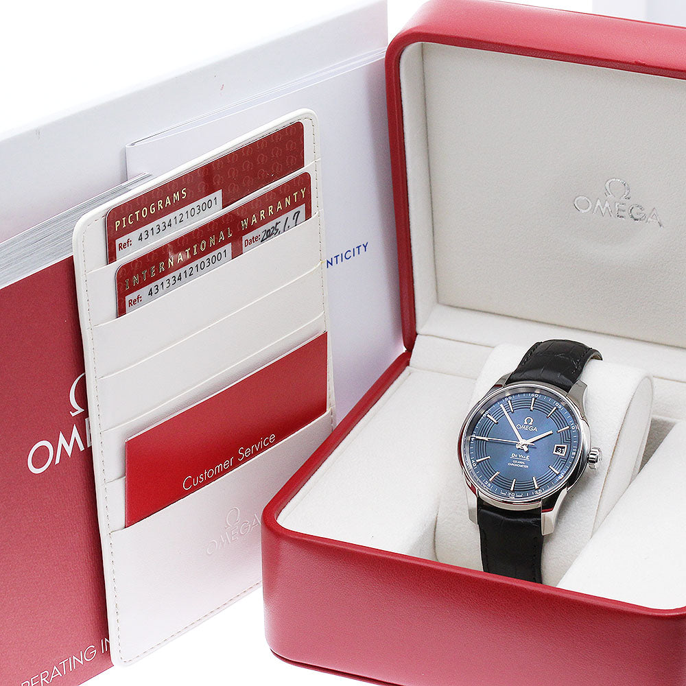 OMEGA De Ville 431.33.41.21.03.001 Coaxial Navy Dial Automatic Men's Watch_874048