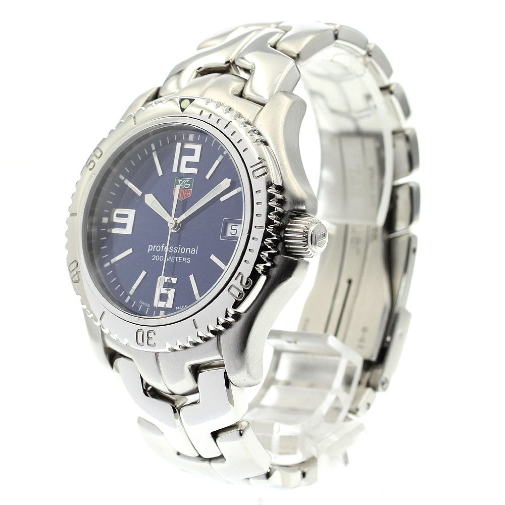 TAG HEUER Link WT1113 Date blue Dial Quartz Men's Watch_874057
