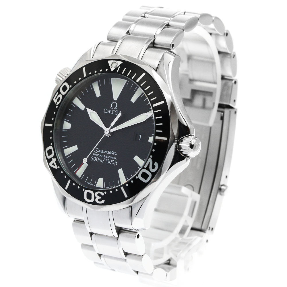 OMEGA Seamaster300 2264.50 Date black Dial Quartz Men's Watch_874062