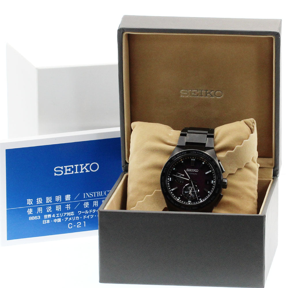 SEIKO Astron SBXY055/8B63-0BE0 Nexstar Limited Solar Powered Radio Men's_874075