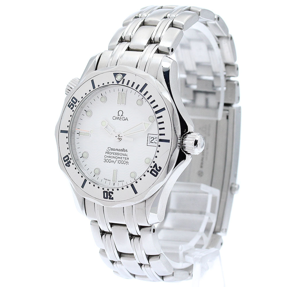 OMEGA Seamaster300 2552.20 Date white Dial Automatic Boy's Watch_874081