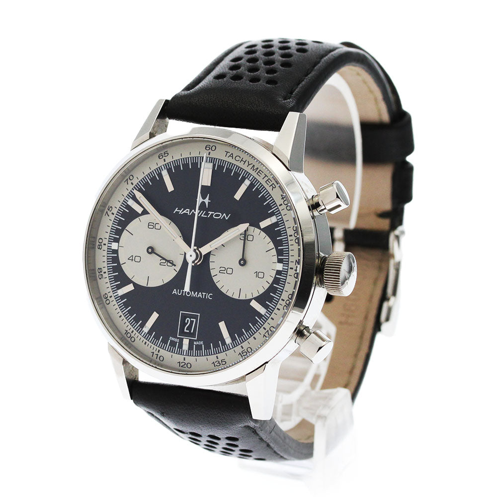 HAMILTON Intramatic 68 H387160 Limited to 1968 black Dial Automatic Men's_874086