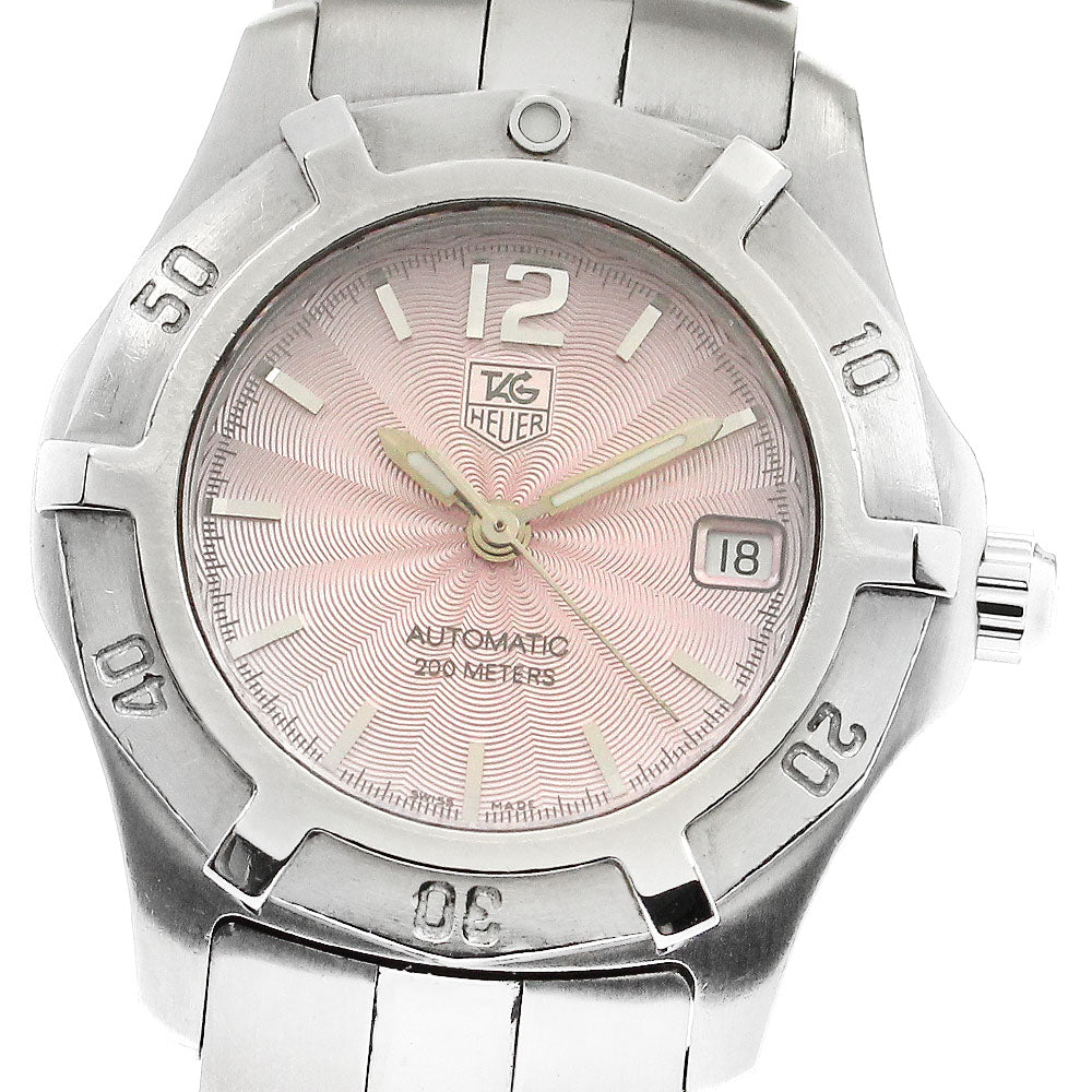 TAG HEUER Aqua racer WN2310 Pink Dial Automatic Ladies Watch_874088
