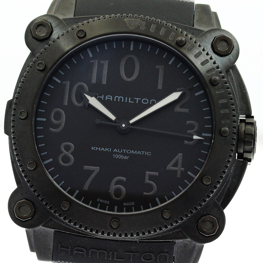 HAMILTON Khaki Below Zero H785050 black Dial Automatic Men's Watch_874090