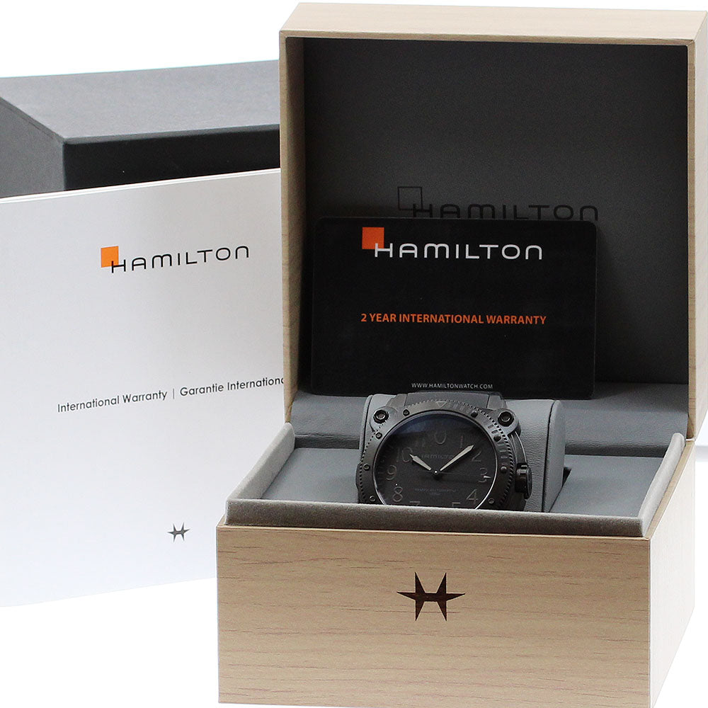 HAMILTON Khaki Below Zero H785050 black Dial Automatic Men's Watch_874090