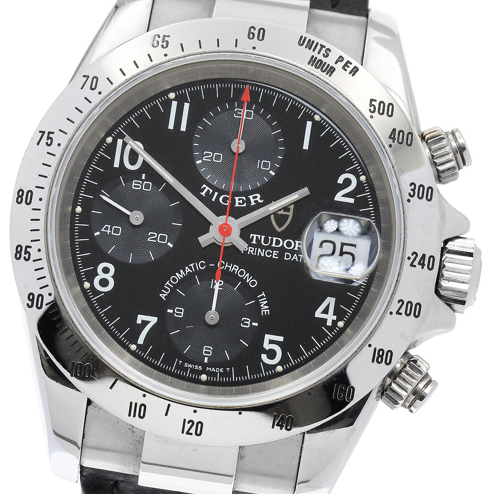 TUDOR Prince Date Chrono Time 79280P Date Chronograph gray Dial Automatic Men's Watch_874095
