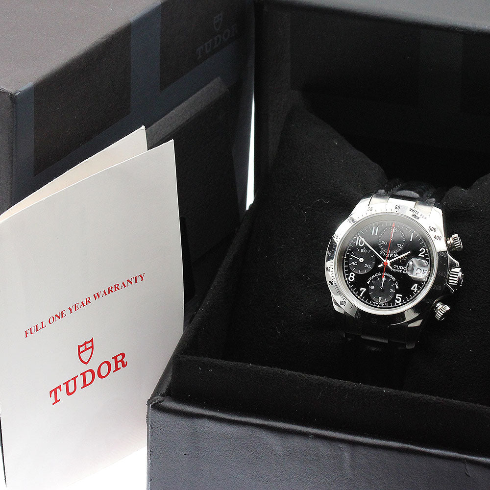 TUDOR Prince Date Chrono Time 79280P Date Chronograph gray Dial Automatic Men's Watch_874095