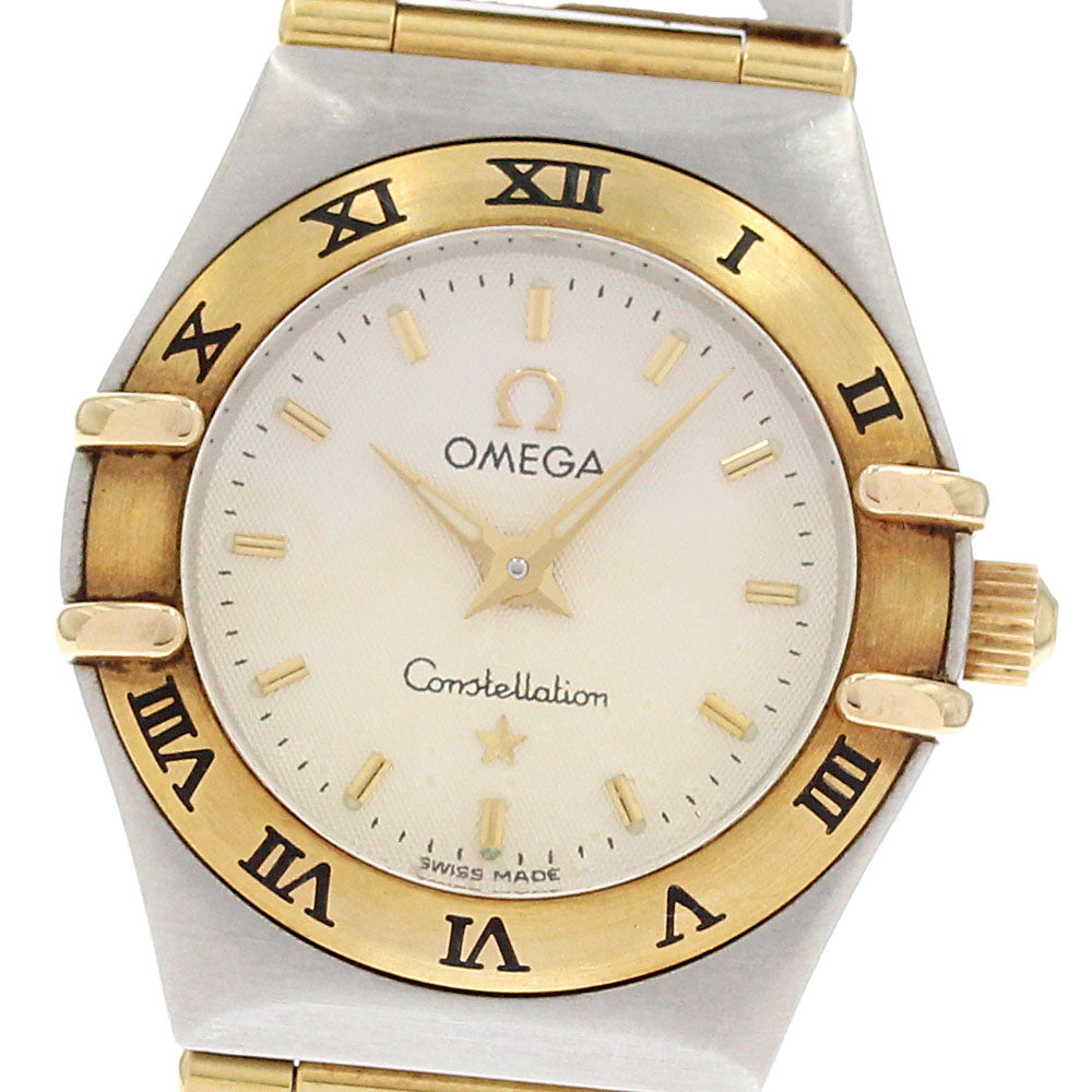 OMEGA Constellation Mini 1262.30 full bar white Dial Quartz Ladies Watch_874115
