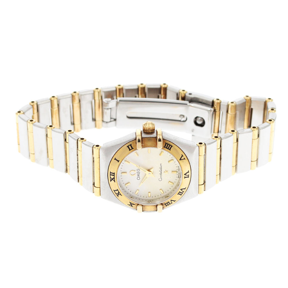 OMEGA Constellation Mini 1262.30 full bar white Dial Quartz Ladies Watch_874115