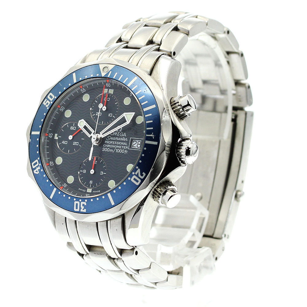 OMEGA Seamaster300 2599.80 Chronograph Navy Dial Automatic Men's Watch_874117