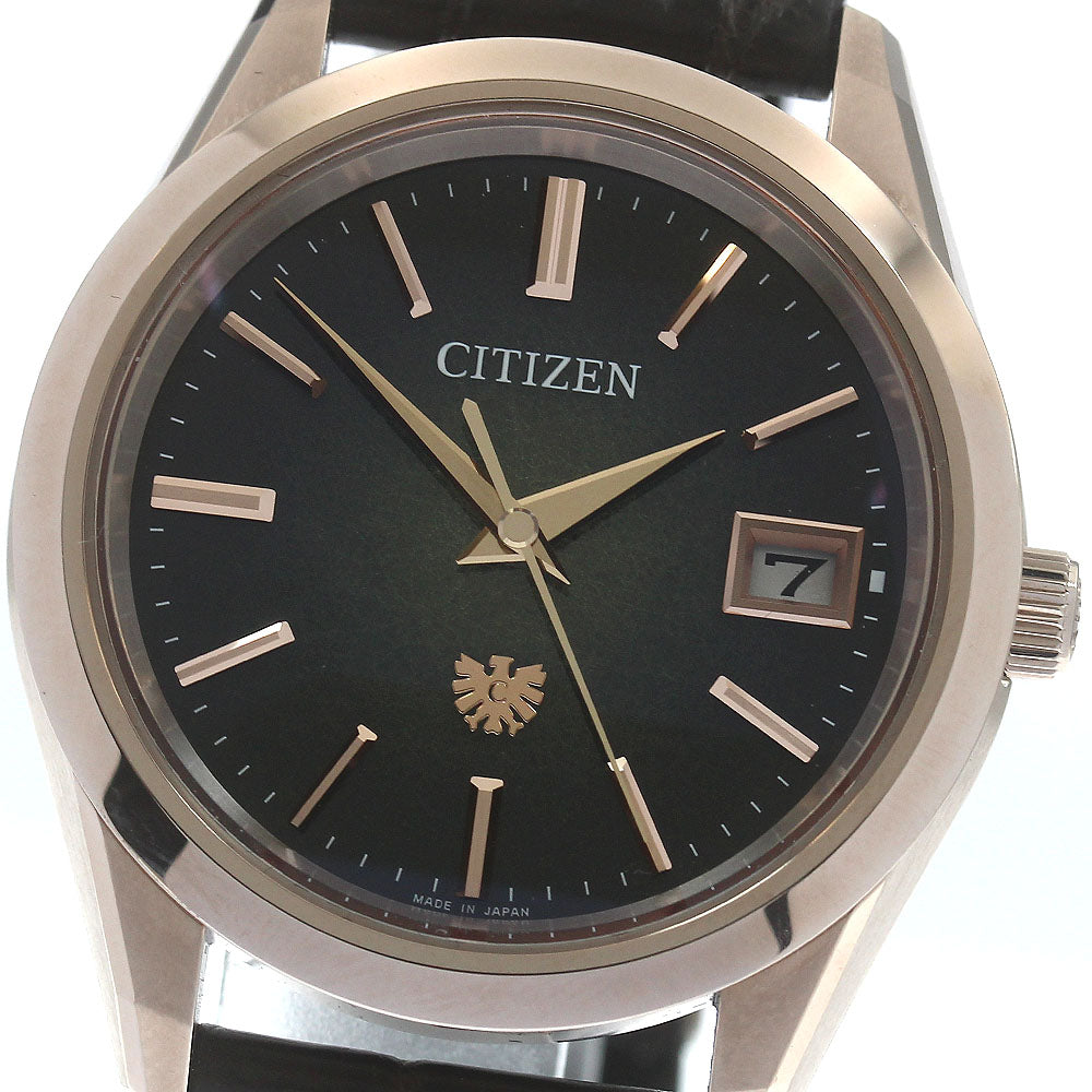 CITIZEN The citizen AQ4106-00W/A050-A1CT406 Golden Eagle Eco Drive Yellow / black Dial Solar Powered Men's Watch_874122