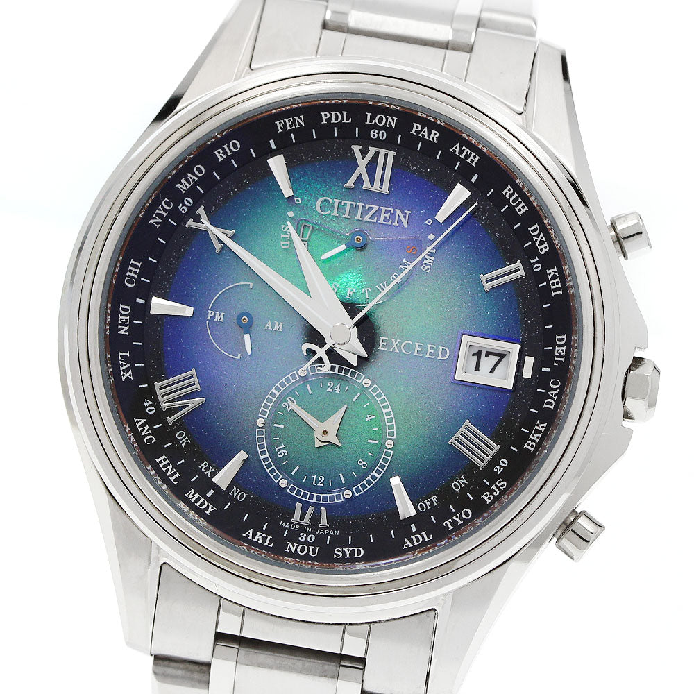 CITIZEN Exceed AT9130-77L/H820-000F901 Solar Powered Radio Men's Watch_874125