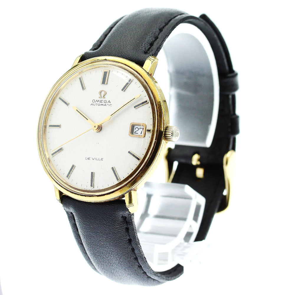 OMEGA De Ville 166.033 Date Silver Dial Automatic Men's Watch_874157