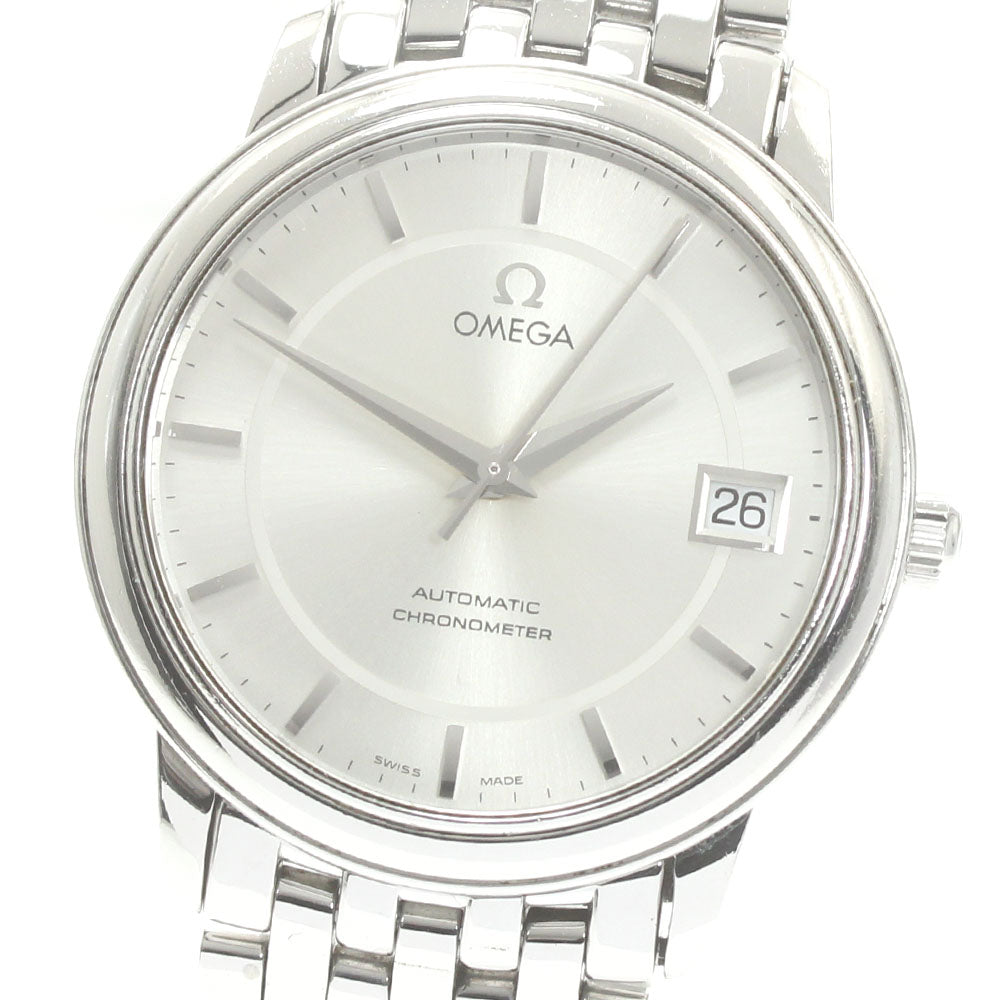 OMEGA De Ville Prestige 4500.31 Date Silver Dial Automatic Men's Watch_874165