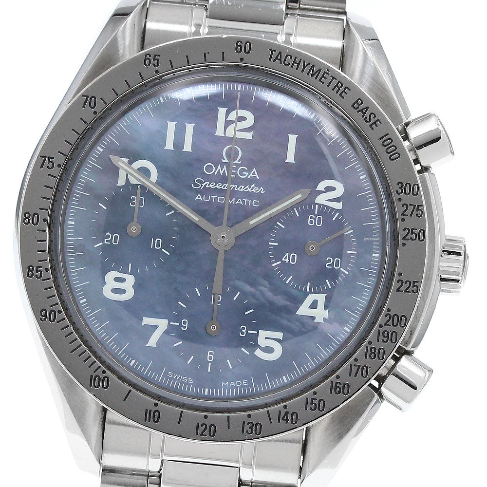OMEGA Speedmaster 3502.73 Chronograph Blue shell Dial Automatic Men's Watch_874184
