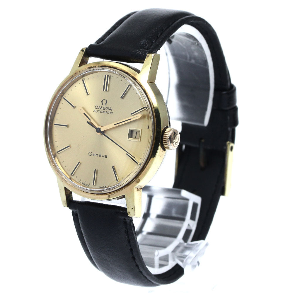 OMEGA Geneve 1660098 Date Cal.1481 gold Dial Automatic Men's Watch_874239