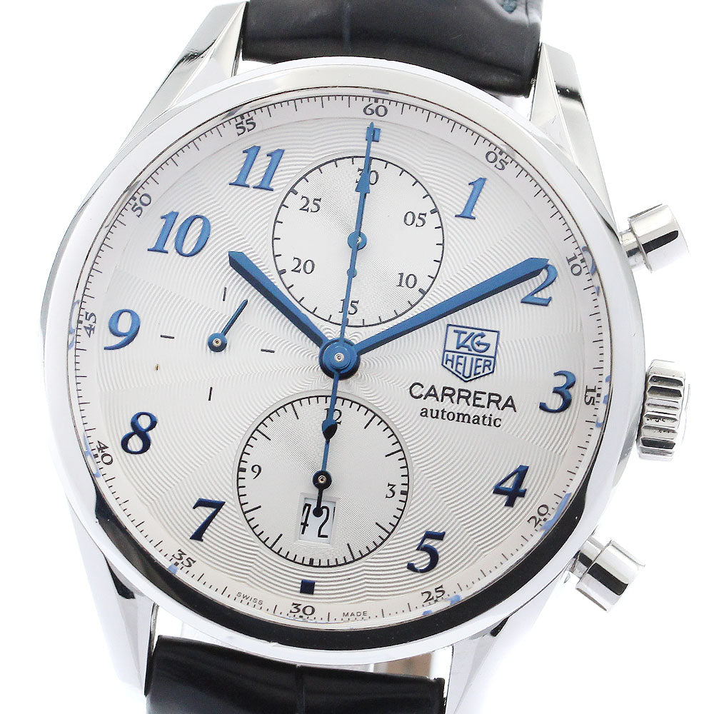 TAG HEUER Carrera Heritage Caliber 16 CAS2111 Date Silver Dial Automatic Men's Watch_874251