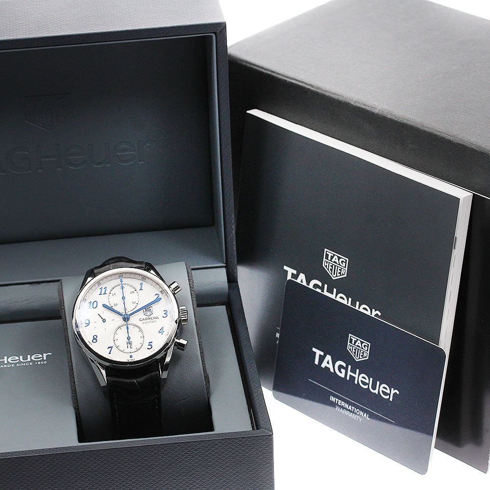 TAG HEUER Carrera Heritage Caliber 16 CAS2111 Date Silver Dial Automatic Men's Watch_874251