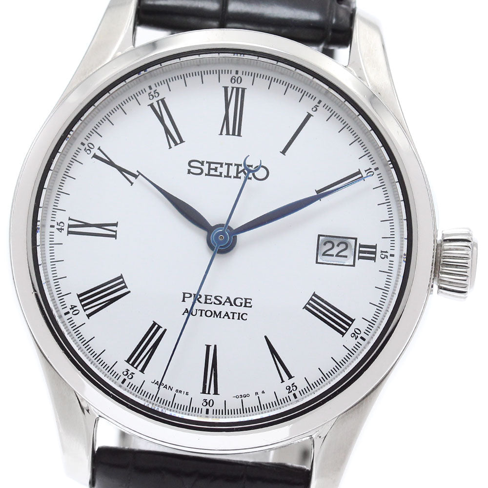 SEIKO Pureza SARX049 Date enamel dial white Dial Automatic Men's Watch_874256