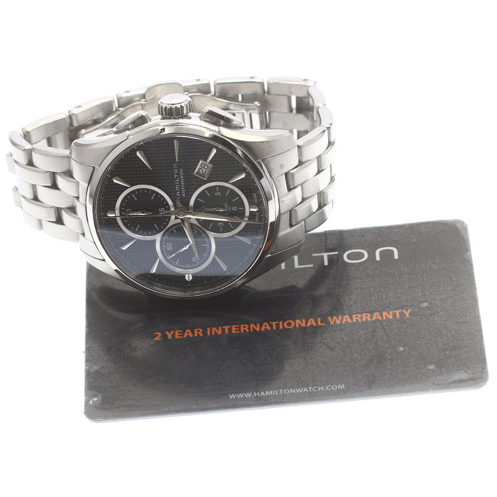 HAMILTON Jazz master H325960 Chronograph Date black Dial Automatic Men's_874259