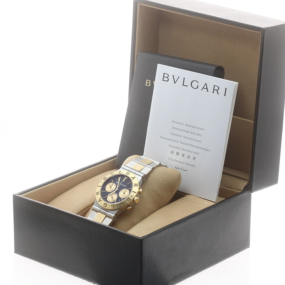 BVLGARI Diagono Sports CH35SG YG2 tone chronograph Quartz Men's Watch_874261