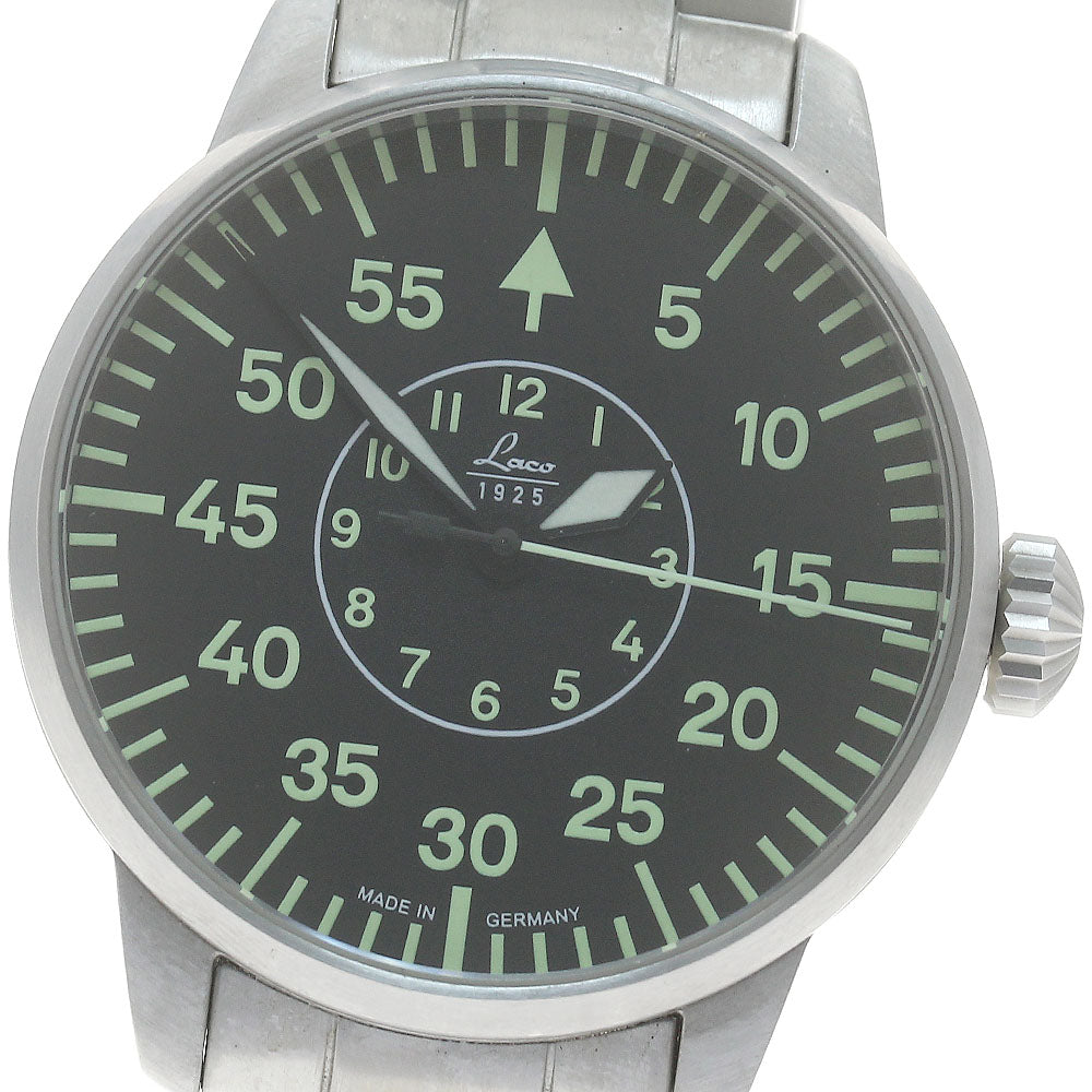 Laco Pilot Faro 42 861891 Black Dial Automatic Men's Watch_874268