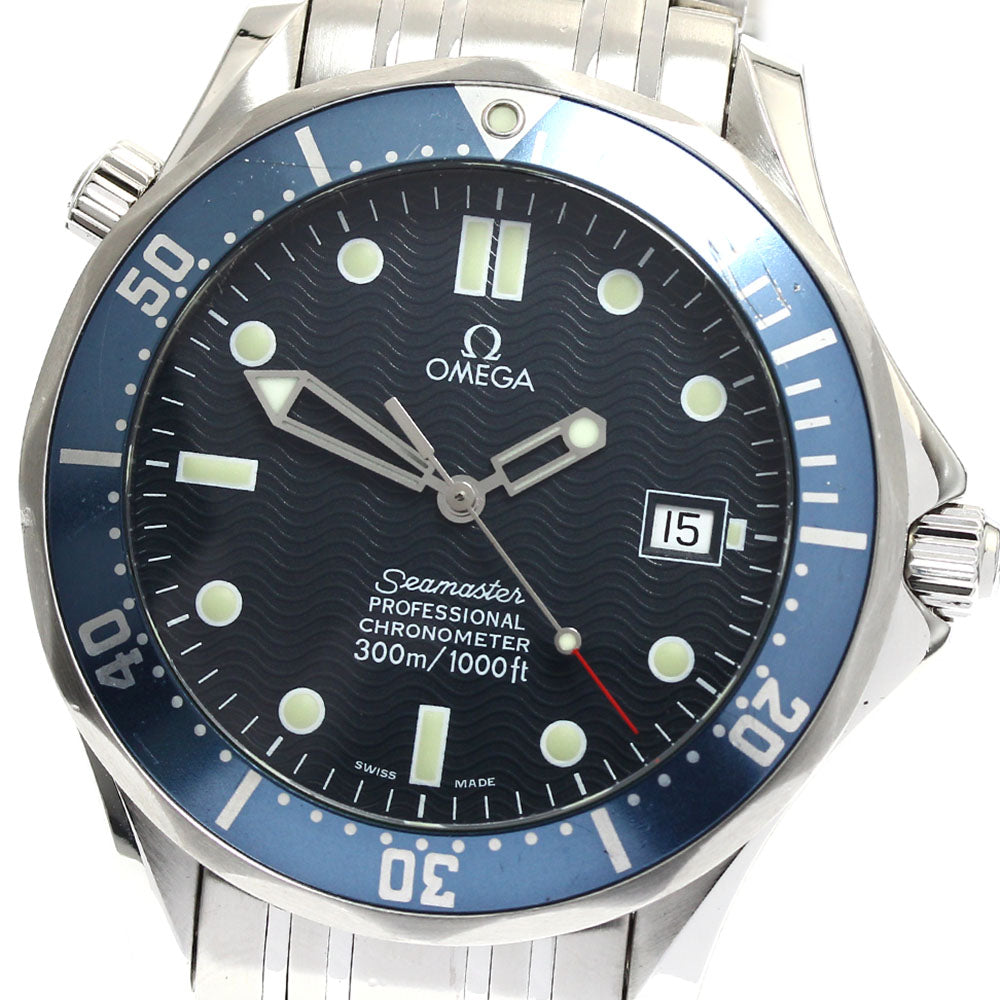 OMEGA Seamaster300 2531.80 Date Navy Dial Automatic Men's Watch_874277